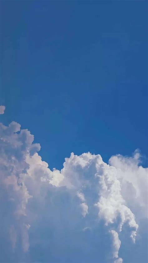 蓝色唯美天空云彩背景图片免费下载_觅知网