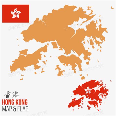 立体香港地图-快图网-免费PNG图片免抠PNG高清背景素材库kuaipng.com