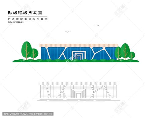 防城港城市之窗,建筑园林,设计素材,设计模板,汇图网www.huitu.com