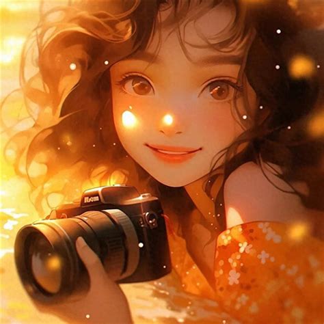 温柔女生暖色头像