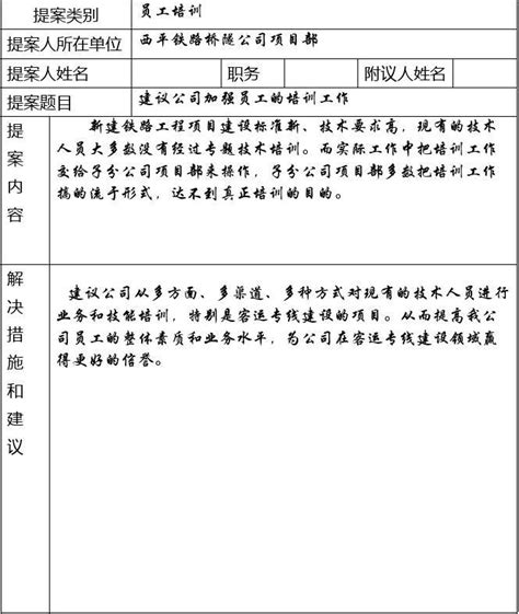 重庆大学学生代表提案征集表 - 范文118