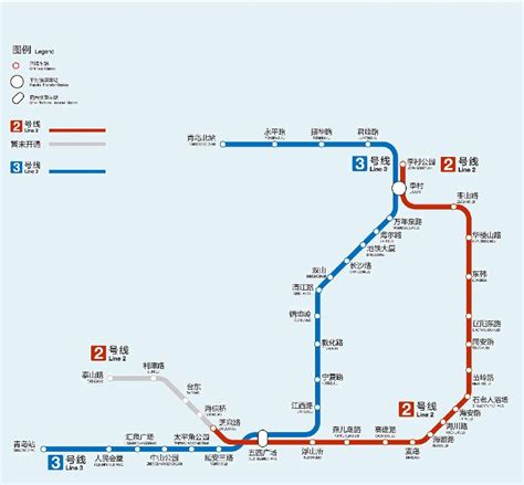 青岛地铁路线图图片
