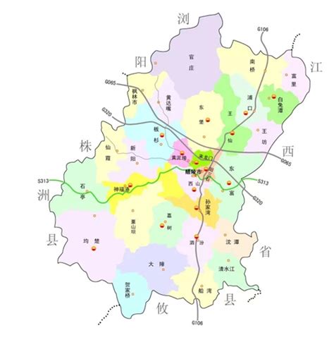 醴陵地图2022,醴陵,湖南醴陵_大山谷图库