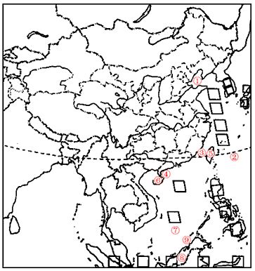 读下面的中国政区图回答: (1)写出A.B.C所在地的地形区的名称: A B C (2)我国最北面的省级行政区是 ,我国面积最大的省级行政区是 ...