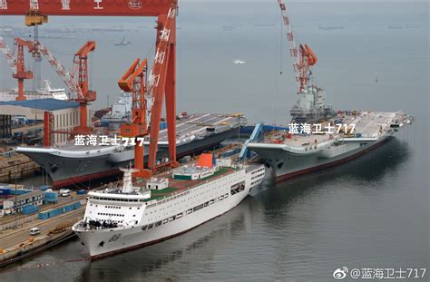中国6艘055同时现身，一次造13艘盾舰，达到造舰最高峰！|雷达|驱逐舰|造船厂_新浪新闻