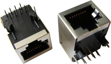 单口百兆RJ45 网络接口(无LED、无弹片，带滤波器)_BDTIC 厂家直销RJI45网络接口插座,RJ45连接器