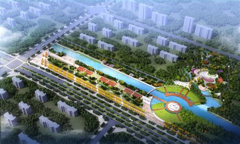 山东东营河及北二路环境综合整治工程概念性总体规划设计（合作） - 深圳媚道风景园林与城市规划设计院