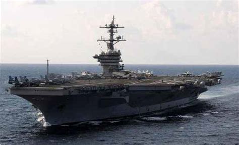 美国海军一艘航母上有多少架舰载机？_手机新浪网