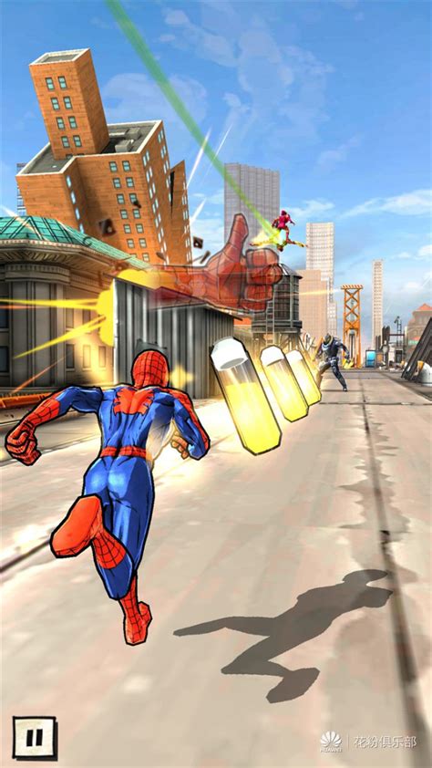 蜘蛛侠：极限破解版 Spider Man Unlimited v1.4.0j 手绘风冒险游戏 - 华为Mate7游戏/应用 花粉俱乐部