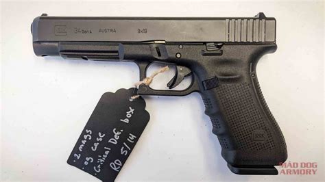 Pre-owned - Glock 34, G34, 9mm, (w/ two 17rd mags) | MAD DOG ARMORY