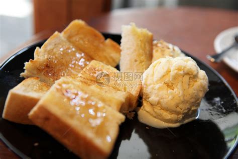 蜂蜜吐司加冰淇淋高清图片下载-正版图片303464023-摄图网