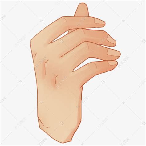手指弯曲手势素材图片免费下载-千库网