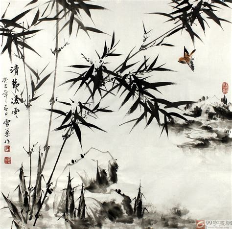 中国画--水墨竹子画作品欣赏_易从资讯_新闻资讯_【易从网】