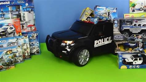 玩具警车出发大集合，各式警车出动执行任务_腾讯视频