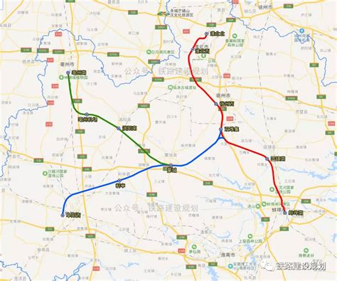 亳州市5个铁路项目前期工作进展情况_规划