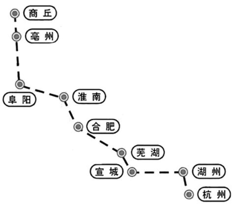 商合杭高铁详细线路图一览- 杭州本地宝