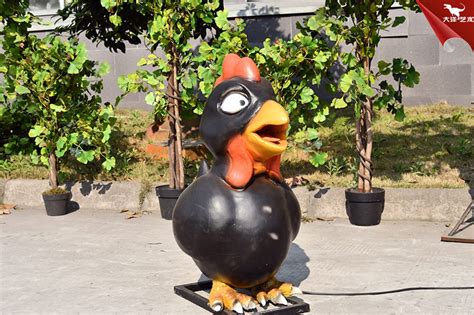 仿真动物雕塑，卡通雕塑，公鸡雕塑_自贡大洋艺术有限责任公司
