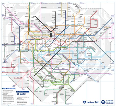 London Tube Map Zones