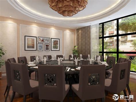 大厅-250平私人会所饭店餐厅中式风格装修-家居美图_装一网装修效果图