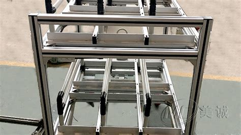 铝型材框架机器设备框架机器人框架防护罩安装 - 聚格流水线铝型材框架 - 九正建材网