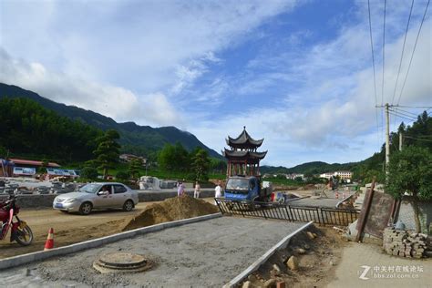 靖安县中源特色小镇项目之一 建设中的大剧台-中关村在线摄影论坛