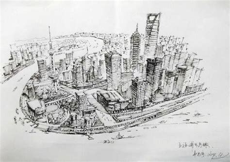 70年前上海城市简笔画 上海城市老照片 | 抖兔教育