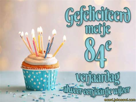 84. Geburtstag Geburtstagswünsche mit Schild und Alter auf Karte ...