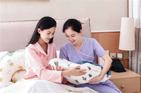 月嫂陪产后母亲照顾新生婴儿高清图片下载-正版图片502384381-摄图网