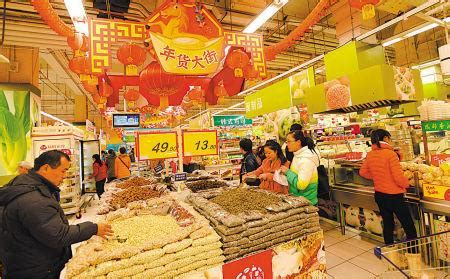 宁波超市开启“年货模式” 折扣力度堪比双11