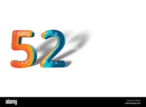 52 Ans Logo Vecteur Modèle Illustration PNG Image, Effet de Texte EPS ...