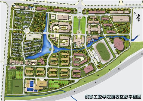 湖南城市学院新校区景观设计_其他类别景观规划设计图_土木在线