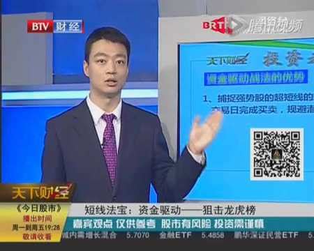 BTV财经《投资者说》重温资金驱动战法精髓_腾讯视频