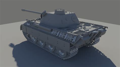 二战德军 豹F坦克_静态模型爱好者--致力于打造最全的模型评测网站