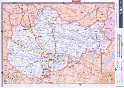 安徽省蚌埠市交通地图_交通地图库_地图窝