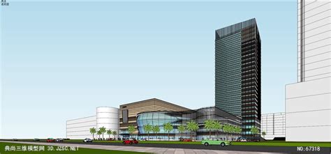 扬州商城方案20141115SU模型 SU建筑三维模型免费下载SU模型