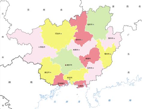 广东省广西省地图,广东省高速,广西省_大山谷图库