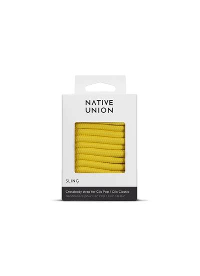 Native Union Nylon Sling Phone Case Crossbody Strap - Lemon | ModeSens