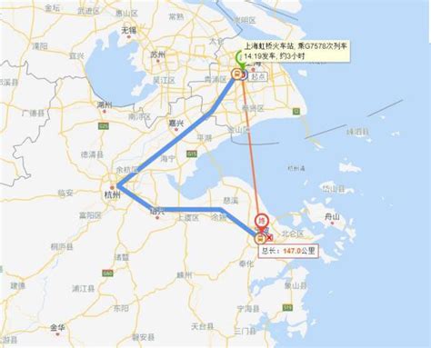 从上海到舟山怎么走最快呀？