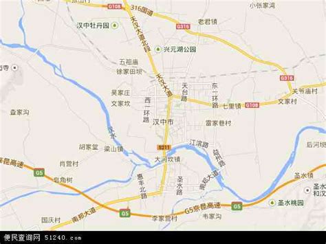 汉中市地图 - 汉中市卫星地图 - 汉中市高清航拍地图