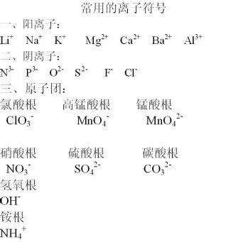 中考化学正确书写元素与离子符号_原子