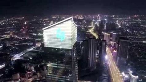 高空拍摄沈阳最高建筑东北第一城市夜景震撼人心_腾讯视频