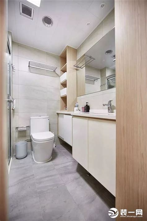 卫生间改衣帽间，80平米北欧风格两室改三室装修效果图-中国木业网