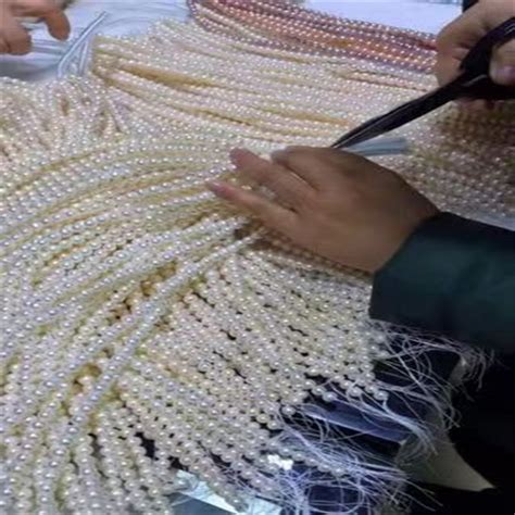 串珠手工活 正规厂家珍珠项链外发加工 可长期合作 - 八方资源网