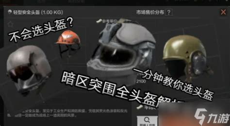 暗区突围头盔推荐 什么头盔最好排名介绍_九游手机游戏