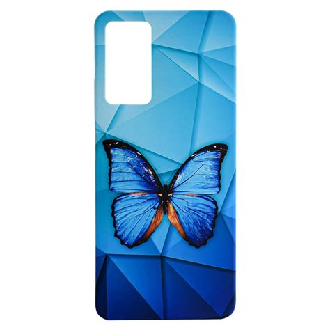 Калъф Case-M за Xiaomi Redmi Note 11 Pro, Силикон, Гръб, Синя Пеперуда ...