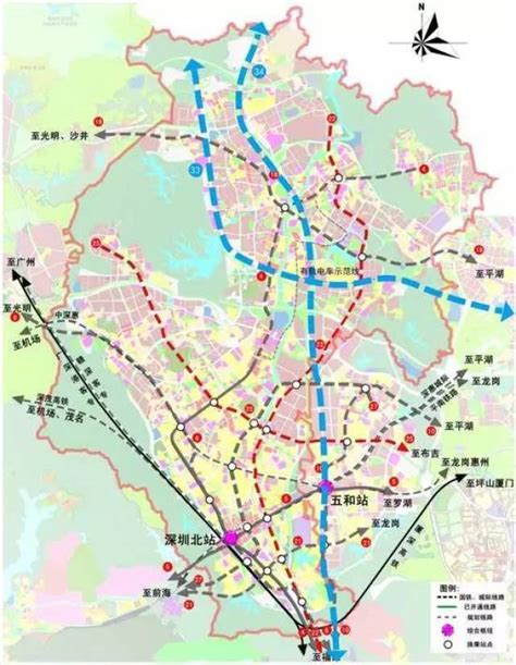 深圳地铁33号线规划图,深圳地铁2030年图,深圳地铁2线_大山谷图库