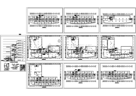 社区八层大楼综合布线系统CAD图纸_综合布线_土木在线