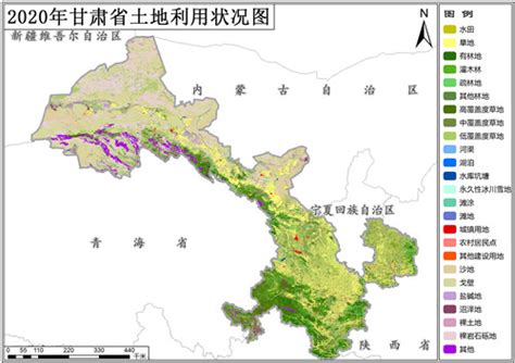 2010年甘肃省1:70万土地覆被数据集 - 国家冰川冻土沙漠科学数据中心