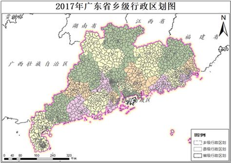 广东省乡镇行政区划-地图数据-地理国情监测云平台
