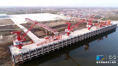 【航拍】河南：漯河港12月底具备通航条件